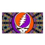 Gratefuldead Grateful Dead Pattern Satin Shawl 45  x 80  Front