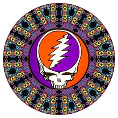 Gratefuldead Grateful Dead Pattern Round Trivet by Cowasu