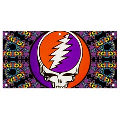 Gratefuldead Grateful Dead Pattern Banner And Sign 4  X 2  by Cowasu