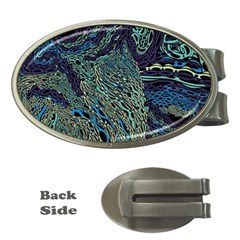 Dark Psychedelic Money Clips (oval)  by Cowasu