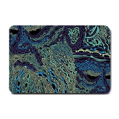 Dark Psychedelic Small Doormat by Cowasu