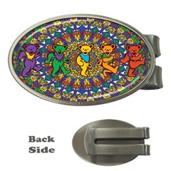 Grateful Dead Pattern Money Clips (oval)  by Cowasu