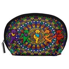 Grateful Dead Pattern Accessory Pouch (large) by Cowasu