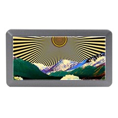 Surreal Art Psychadelic Mountain Memory Card Reader (mini) by Cowasu