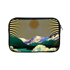 Surreal Art Psychadelic Mountain Apple Ipad Mini Zipper Cases by Cowasu