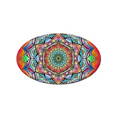 Mandalas Psychedelic Sticker Oval (100 Pack) by Cowasu