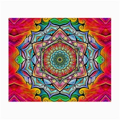 Mandalas Psychedelic Small Glasses Cloth by Cowasu