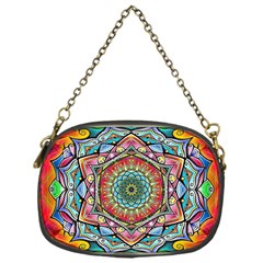 Mandalas Psychedelic Chain Purse (one Side) by Cowasu