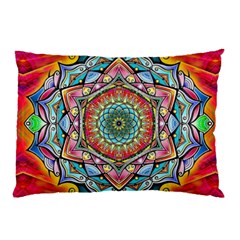 Mandalas Psychedelic Pillow Case (two Sides) by Cowasu