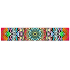 Mandalas Psychedelic Large Premium Plush Fleece Scarf  by Cowasu