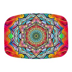 Mandalas Psychedelic Mini Square Pill Box by Cowasu