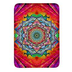 Mandalas Psychedelic Rectangular Glass Fridge Magnet (4 Pack) by Cowasu