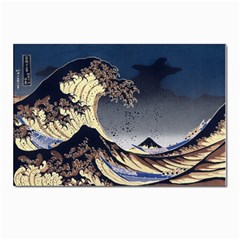 The Great Wave Off Kanagawa Japan Japanese Waves Postcard 4 x 6  (pkg Of 10) by Cowasu