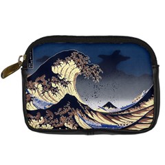 The Great Wave Off Kanagawa Japan Japanese Waves Digital Camera Leather Case by Cowasu