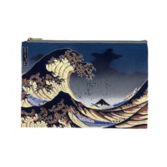 The Great Wave Off Kanagawa Japan Japanese Waves Cosmetic Bag (large) by Cowasu