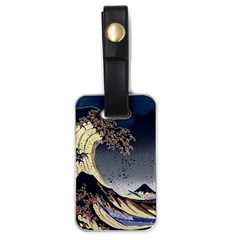 The Great Wave Off Kanagawa Japan Japanese Waves Luggage Tag (one Side) by Cowasu