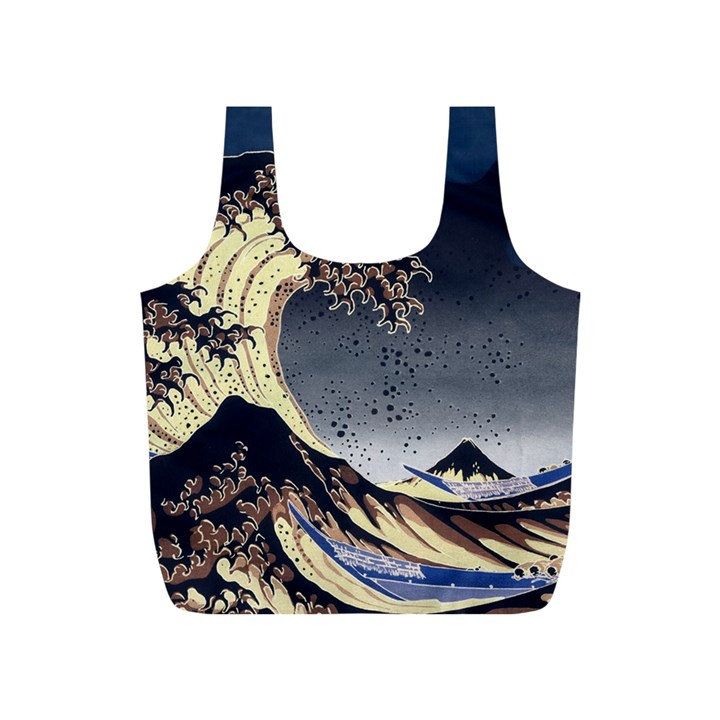 The Great Wave Off Kanagawa Japan Japanese Waves Full Print Recycle Bag (S)