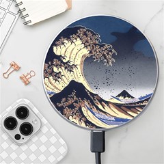 The Great Wave Off Kanagawa Japan Japanese Waves Wireless Fast Charger(white) by Cowasu