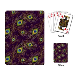 Peacock Feathers Pattern Playing Cards Single Design (rectangle) by Cowasu