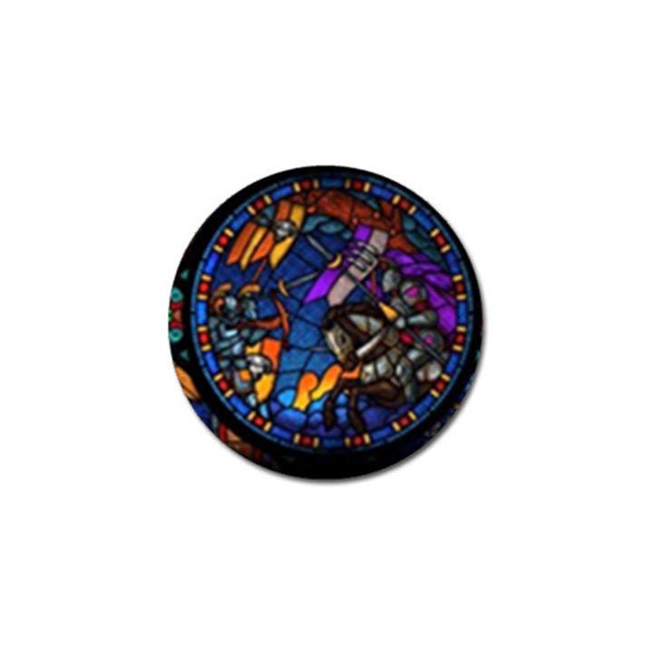 The Game Monster Stained Glass Golf Ball Marker (10 pack)