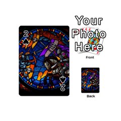 The Game Monster Stained Glass Playing Cards 54 Designs (mini) by Cowasu