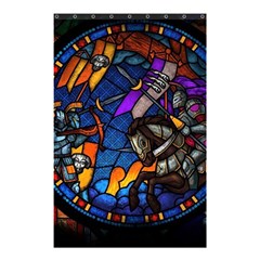 The Game Monster Stained Glass Shower Curtain 48  X 72  (small)  by Cowasu