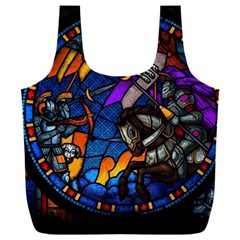 The Game Monster Stained Glass Full Print Recycle Bag (xxl) by Cowasu