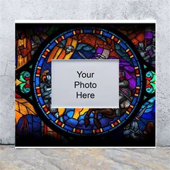 The Game Monster Stained Glass White Wall Photo Frame 5  X 7 