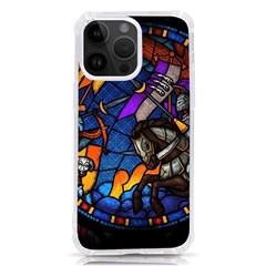 The Game Monster Stained Glass Iphone 14 Pro Max Tpu Uv Print Case by Cowasu