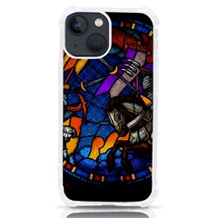 The Game Monster Stained Glass Iphone 13 Mini Tpu Uv Print Case by Cowasu