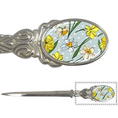 Narcissus Floral Botanical Flowers Letter Opener by Cowasu