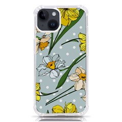 Narcissus Floral Botanical Flowers Iphone 14 Tpu Uv Print Case