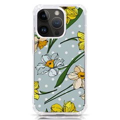 Narcissus Floral Botanical Flowers Iphone 14 Pro Tpu Uv Print Case