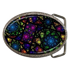 Stained Glass Crystal Art Belt Buckles by Cowasu