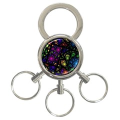 Stained Glass Crystal Art 3-ring Key Chain by Cowasu