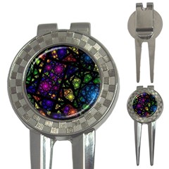 Stained Glass Crystal Art 3-in-1 Golf Divots by Cowasu