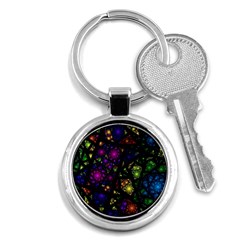 Stained Glass Crystal Art Key Chain (round) by Cowasu