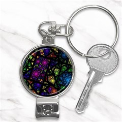 Stained Glass Crystal Art Nail Clippers Key Chain by Cowasu