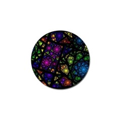 Stained Glass Crystal Art Golf Ball Marker by Cowasu