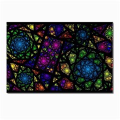 Stained Glass Crystal Art Postcards 5  X 7  (pkg Of 10) by Cowasu