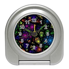 Stained Glass Crystal Art Travel Alarm Clock by Cowasu