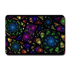 Stained Glass Crystal Art Small Doormat by Cowasu