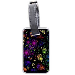 Stained Glass Crystal Art Luggage Tag (one Side) by Cowasu