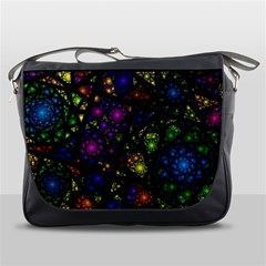 Stained Glass Crystal Art Messenger Bag by Cowasu