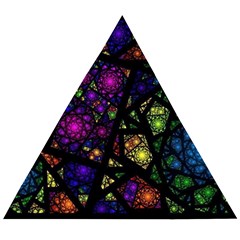 Stained Glass Crystal Art Wooden Puzzle Triangle by Cowasu