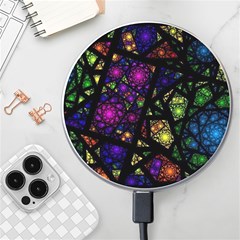 Stained Glass Crystal Art Wireless Fast Charger(white) by Cowasu