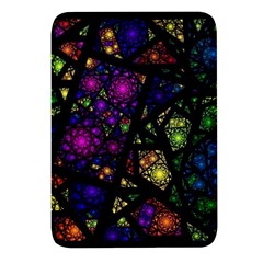 Stained Glass Crystal Art Rectangular Glass Fridge Magnet (4 Pack) by Cowasu