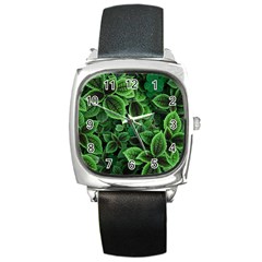 Shanghai Botanical Garden Square Metal Watch by Cowasu