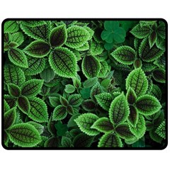 Shanghai Botanical Garden Two Sides Fleece Blanket (medium) by Cowasu