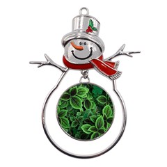 Shanghai Botanical Garden Metal Snowman Ornament by Cowasu